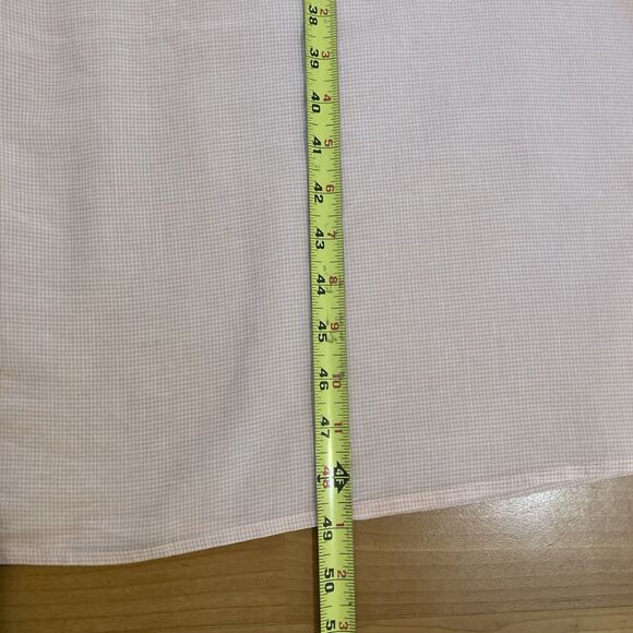 Marysia Resort Pink Micro Check Dress Lace Up Dress -Size XS - Picture 12 of 15